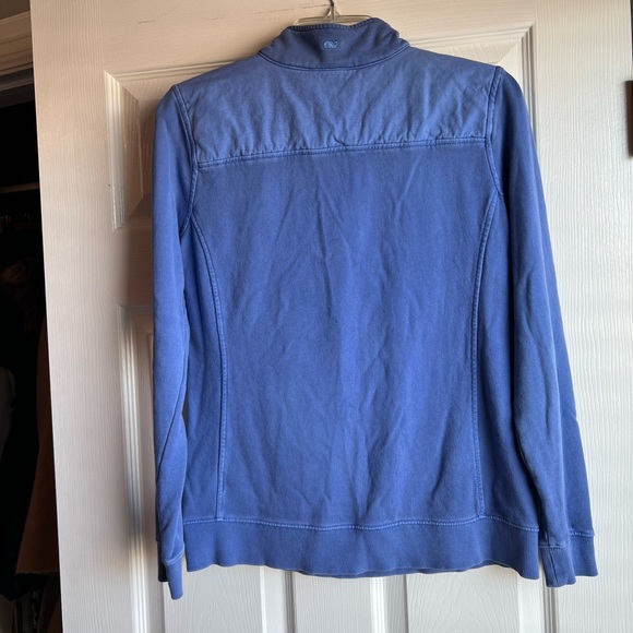 Vineyard Vines Quarter Zip Pullover periwinkle, sz Small - Picture 10 of 12